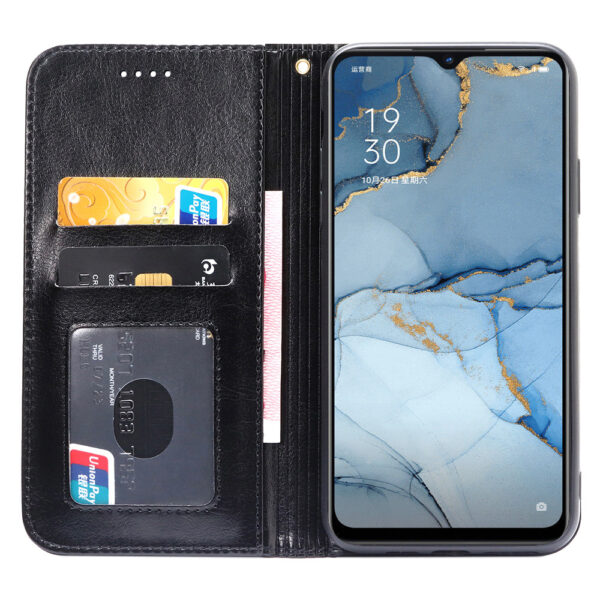 OPPO Find X Serie OPPO Find X2 Lite PU Crazy Horse Leder Einfach Handyhülle #1684 – Bild 2