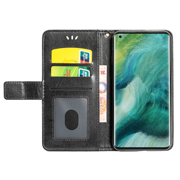 OPPO Find X Serie Einfach OPPO Find X2 Pro Handyhülle Ölwachsleder PU #1686 – Bild 8