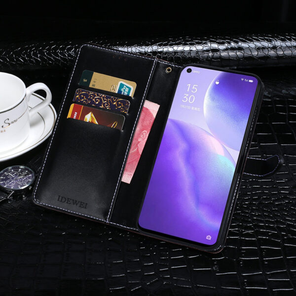 OPPO Find X Serie Alligator PU Mode OPPO Find X3 Lite Handyhülle #1688 – Bild 2