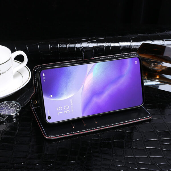 OPPO Find X Serie Alligator PU Mode OPPO Find X3 Lite Handyhülle #1688 – Bild 3