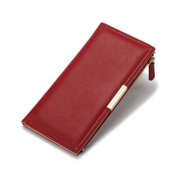 Geldbörsen Und Taschen Mode Einfarbig PU Geldbörse Universal #3464 – Bild 2