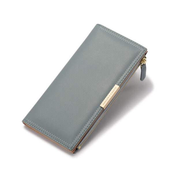 Geldbörsen Und Taschen Mode Einfarbig PU Geldbörse Universal #3464 – Bild 4